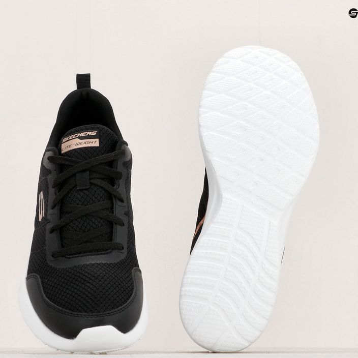 Γυναικεία παπούτσια προπόνησης SKECHERS Skech-Air Dynamight The Halcyon μαύρο/ροζ χρυσό 14