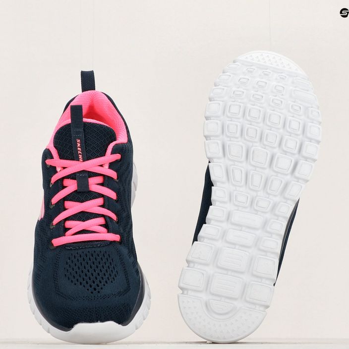 SKECHERS Graceful Get Connected γυναικεία παπούτσια προπόνησης navy/hot pink 13
