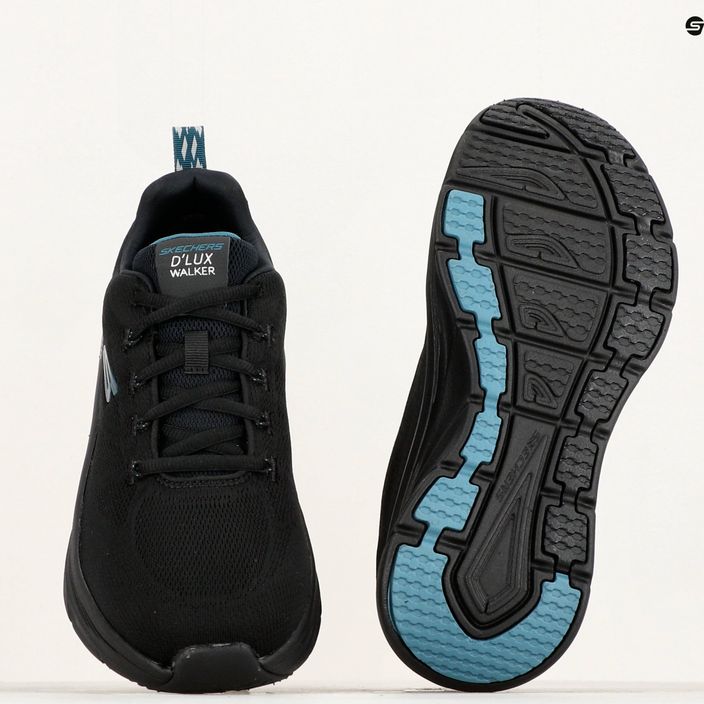 SKECHERS ανδρικά παπούτσια D'Lux Walker Get Oasis μαύρο/χάλκινο 12
