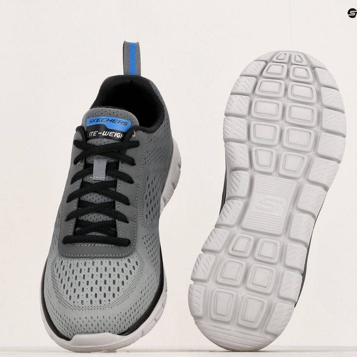 SKECHERS Track Ripkent ανδρικά παπούτσια προπόνησης ανθρακί/γκρι 8