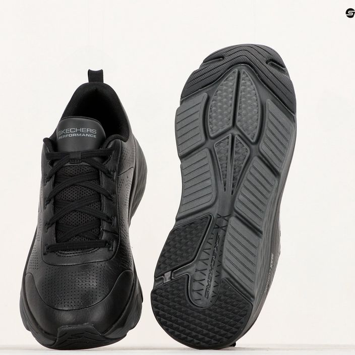 SKECHERS Max Cushion Elite Lucid μαύρα/ανθρακί ανδρικά παπούτσια για τρέξιμο 14
