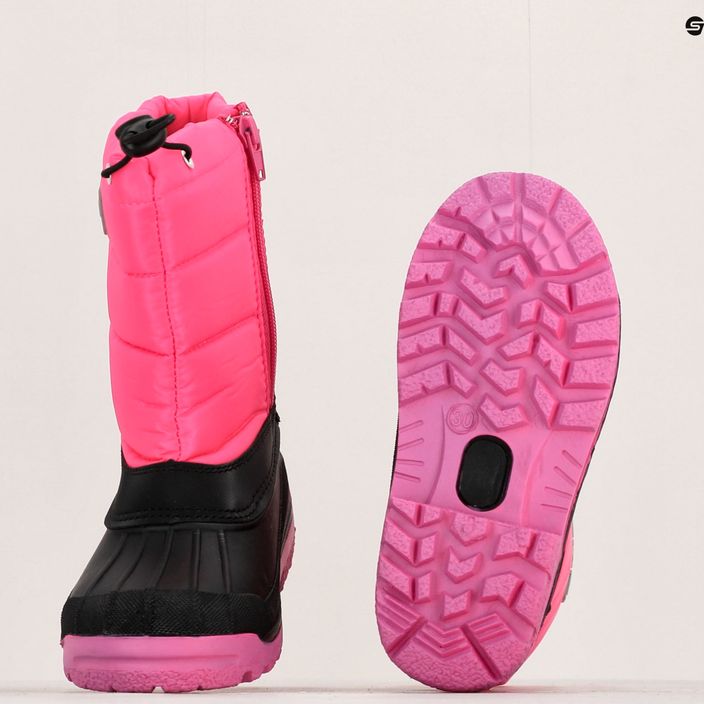CMP Sneewy ροζ/μαύρες μπότες χιονιού για παιδιά 3Q71294/C809 15