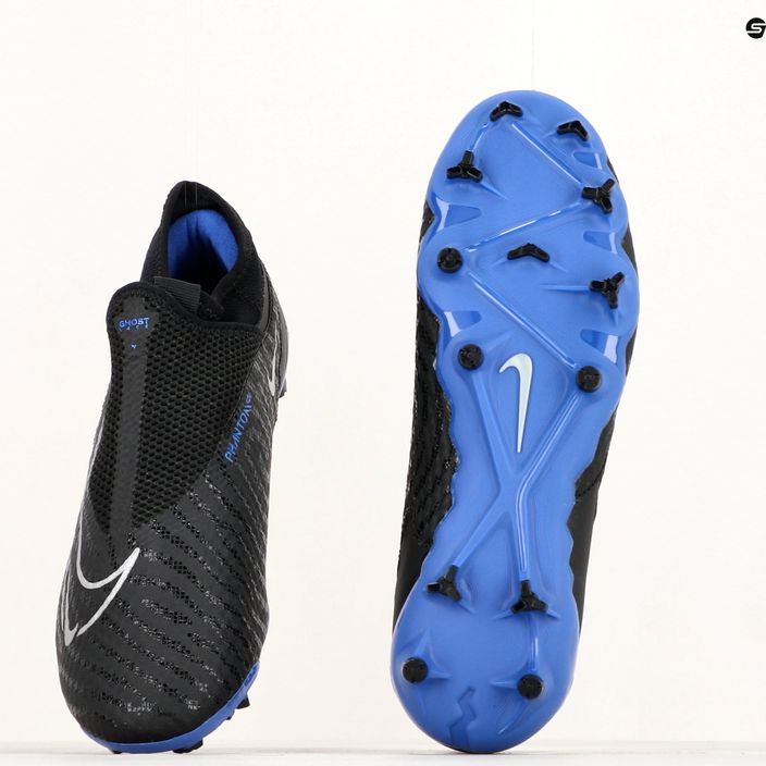 Nike Phantom GX Academy DF FG/MG μαύρο/χρώμιο/υπερπολυτελές ποδοσφαιρικά παπούτσια 8