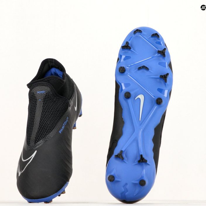 Nike Phantom GX Pro DF FG μαύρα/χρώμιο/υπερπολυτελή μπότες ποδοσφαίρου 8