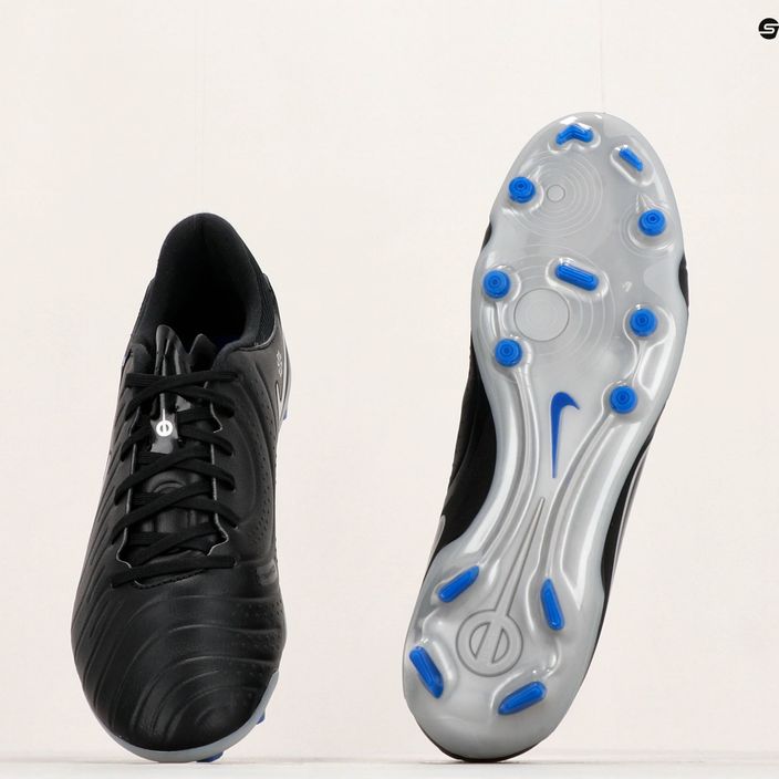 Nike Tiempo Legend 10 Academy MG ποδοσφαιρικά παπούτσια μαύρο/χρώμιο/υπέροχο πραγματικό 8