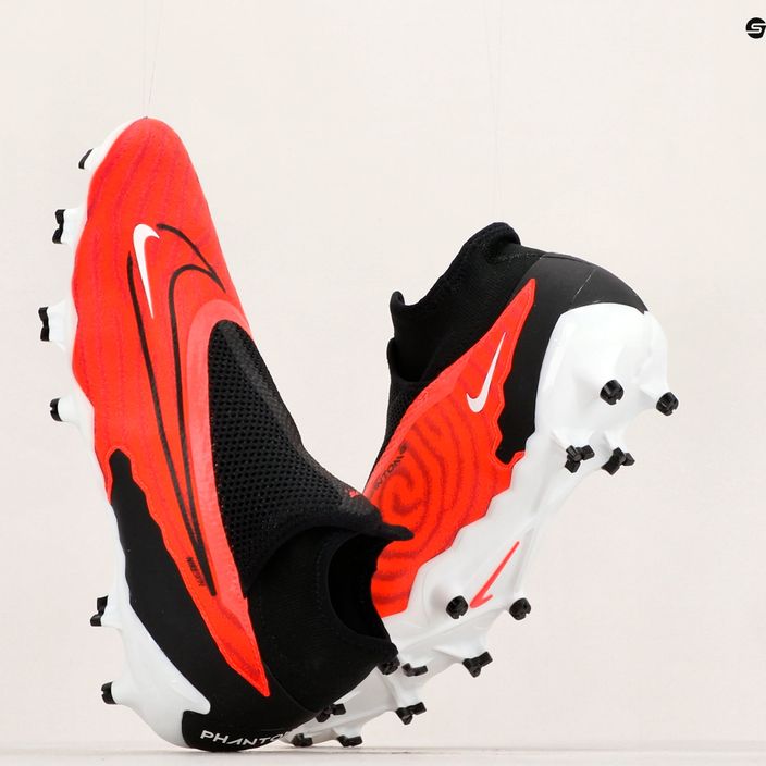 Nike Phantom GX Pro DF FG φωτεινό βυσσινί/λευκό/μαύρο μποτάκια ποδοσφαίρου 8