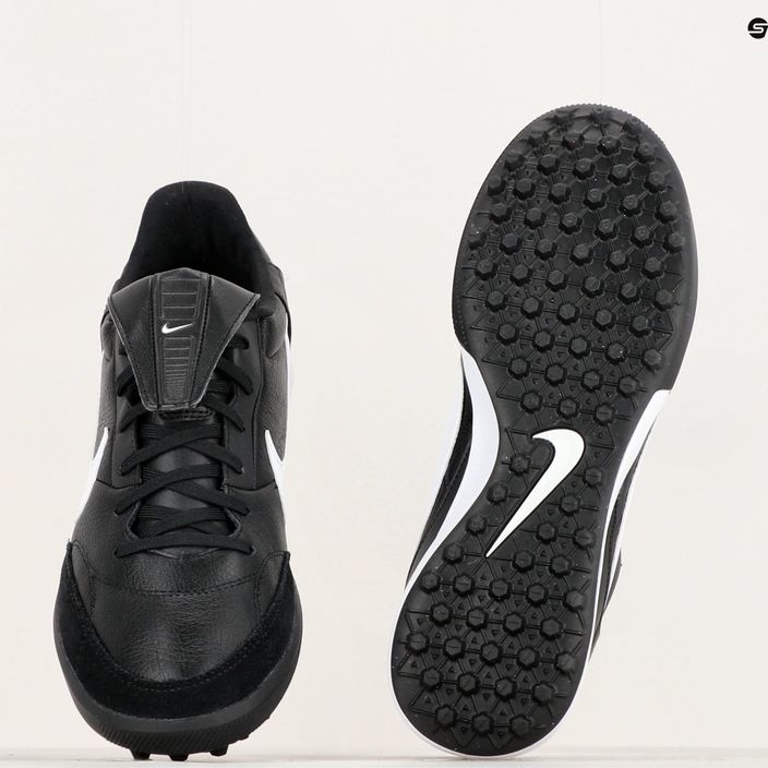 Nike Premier 3 TF μαύρο/λευκό ποδοσφαιρικά παπούτσια 8