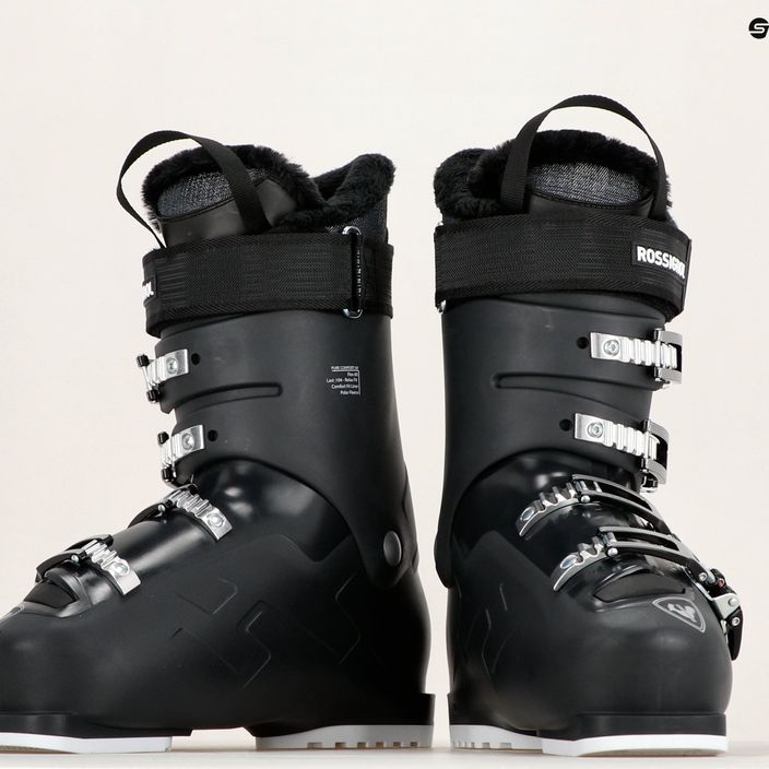 Γυναικείες μπότες σκι Rossignol Pure Comfort 60 μαλακό μαύρο 9