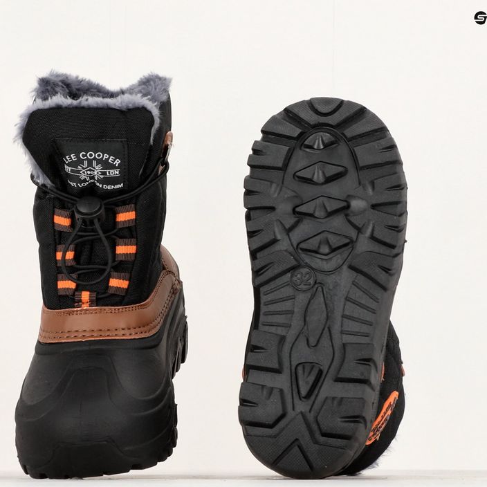 Παιδικές μπότες χιονιού Lee Cooper LCJ-21-44-0524 μαύρο/καμέλ 10