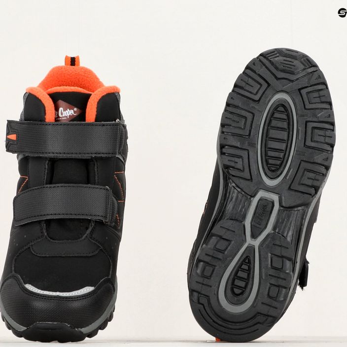 Παιδικές μπότες χιονιού Lee Cooper LCJ-23-01-2060 μαύρο/πορτοκαλί 10