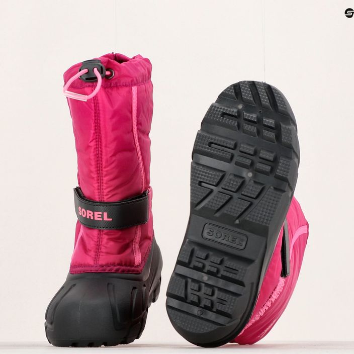 Sorel Flurry Dtv deep blush/tropic pink junior μπότες χιονιού 15