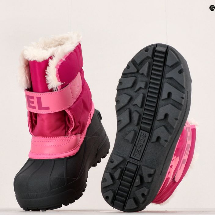 Sorel Snow Commander junior μπότες χιονιού tropical pink/deep blush 15