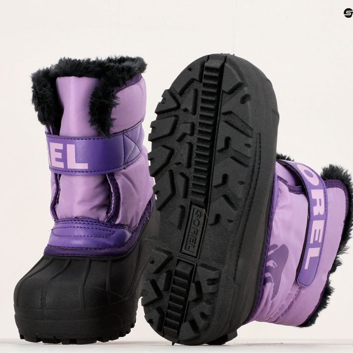 Sorel Snow Commander junior μπότες χιονιού gumdrop/purple violet 15