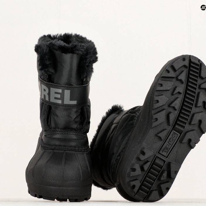 Sorel Snow Commander junior μπότες χιονιού μαύρο/κάρβουνο 15