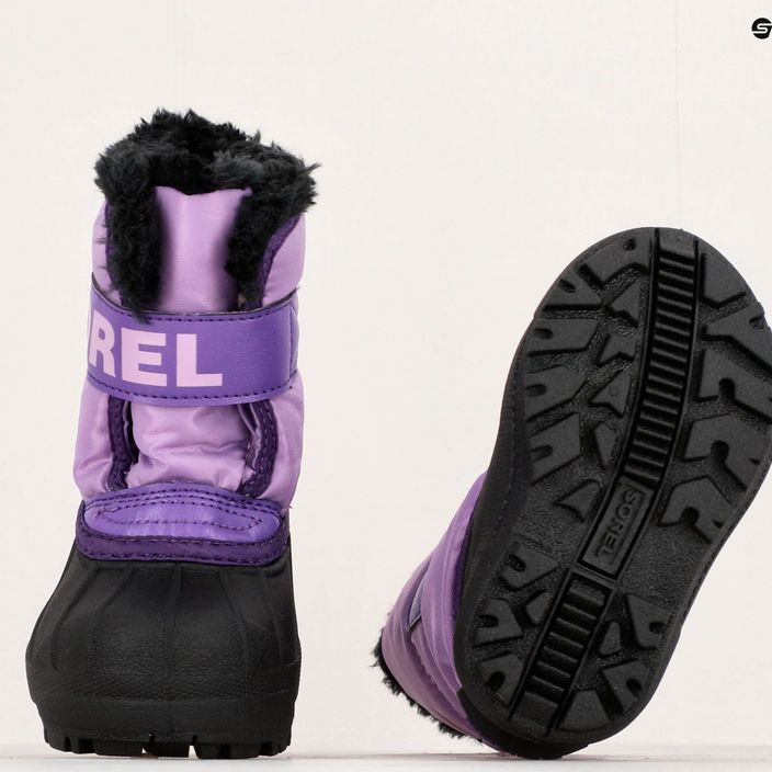 Sorel Snow Commander παιδικές μπότες χιονιού gumdrop/purple violet 15