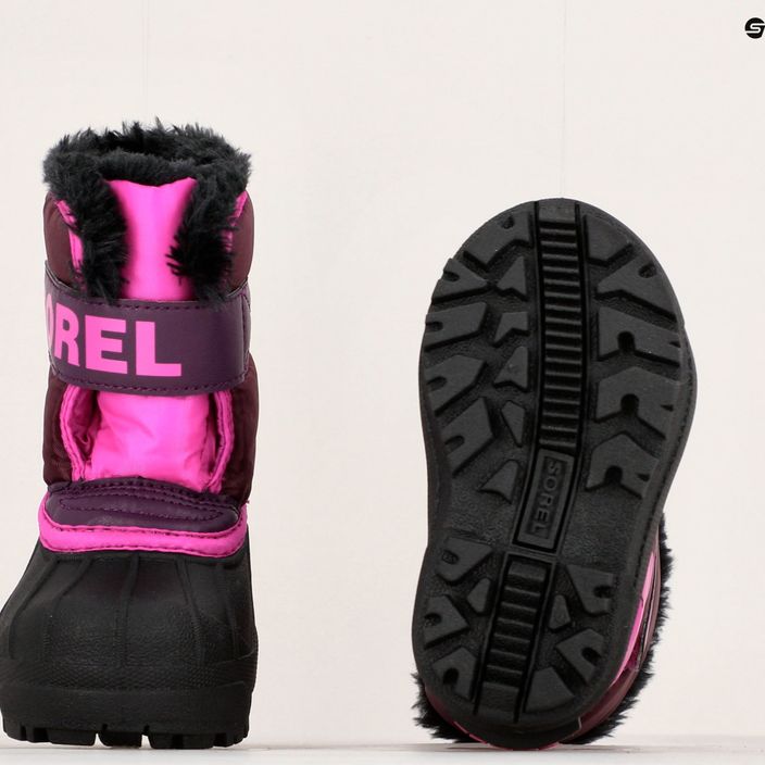 Sorel Snow Commander παιδικές μπότες χιονιού μωβ ντάλια/groovy ροζ 15