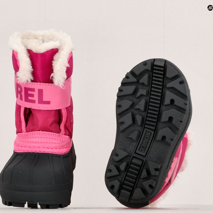 Sorel Snow Commander παιδικές μπότες χιονιού tropical pink/deep blush 15