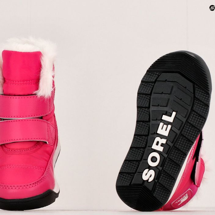 Sorel Whitney II Strap WP παιδικές μπότες χιονιού κάκτος ροζ/μαύρο 16