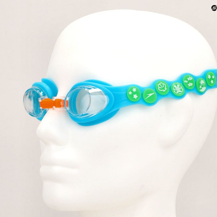 Speedo Infant Spot μπλε/πράσινα γυαλιά κολύμβησης 6