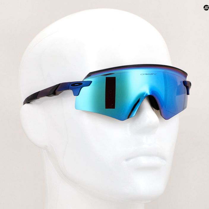 Oakley Encoder ματ γυαλιά ηλίου από ζαφείρι matte cyan/μπλε colorshift/prizm 12