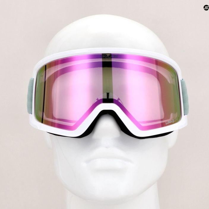 DRAGON DX3 OTG γυαλιά σκι ορυκτών/φωτισμού ροζ ιόντων 10