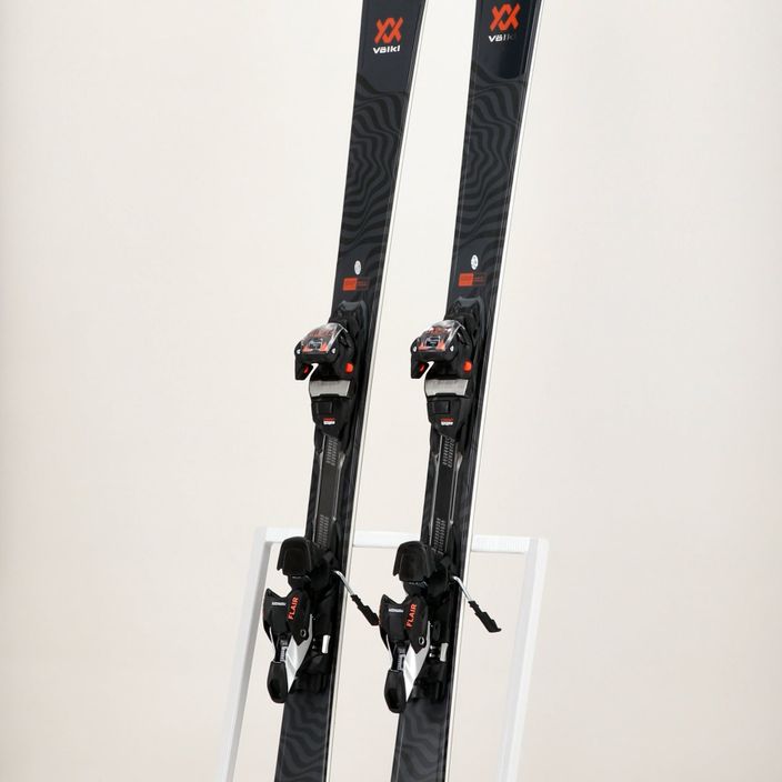 Γυναικείο σκι κατάβασης Völkl Flair 75 + vMotion 11 ALU GW μαύρο/κοραλί 10