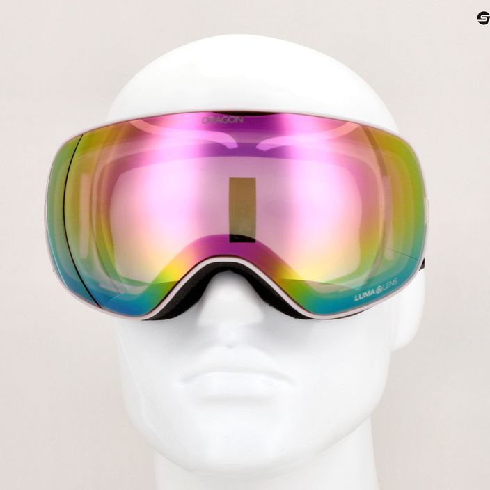 DRAGON X2S γυαλιά σκι λιλά / φωτεινά ροζ ιόντα / σκούρο καπνό 9