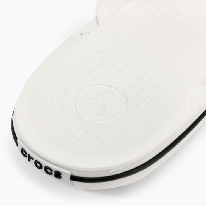 Crocs Crocband Flip σαγιονάρες λευκές 11033-100 8