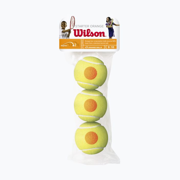 Wilson Starter Πορτοκαλί Tball παιδικές μπάλες τένις 3 τεμάχια κίτρινο WRT137300