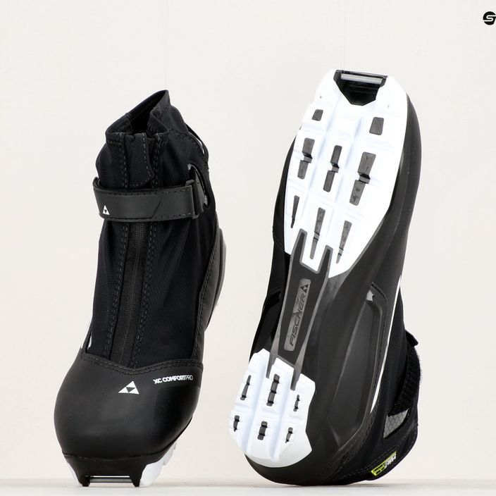 Fischer XC Comfort Pro μαύρες/λευκές/κίτρινες μπότες σκι ανωμάλου δρόμου 14