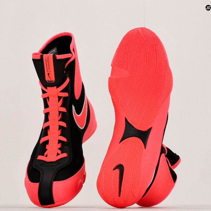 Nike Machomai 2 bright crimson/λευκό/μαύρο παπούτσια πυγμαχίας 8