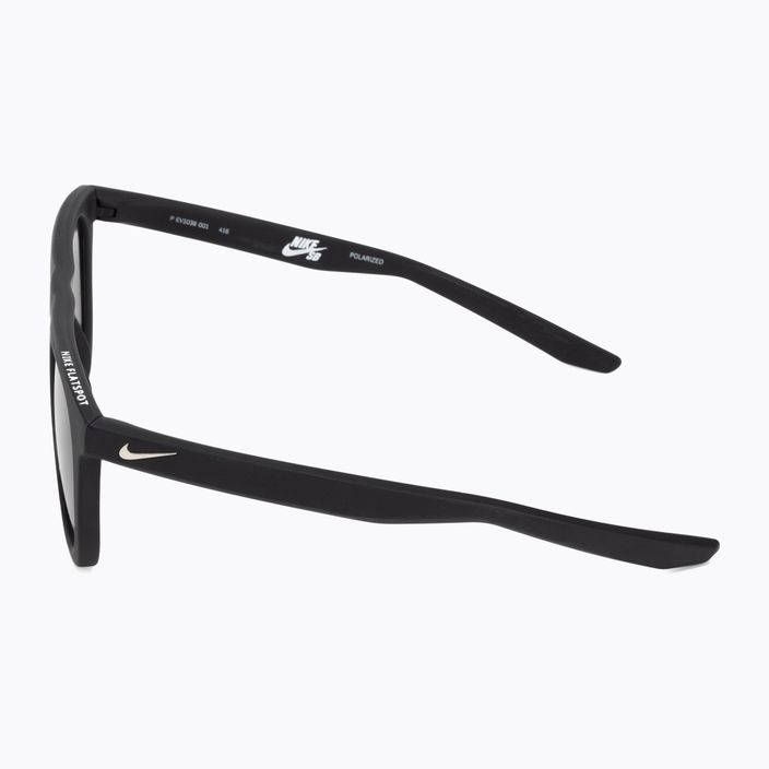 Γυαλιά ηλίου Nike Flatspot P ματ μαύρο/ασημί γκρι γυαλιά ηλίου με πολωμένο φακό 4
