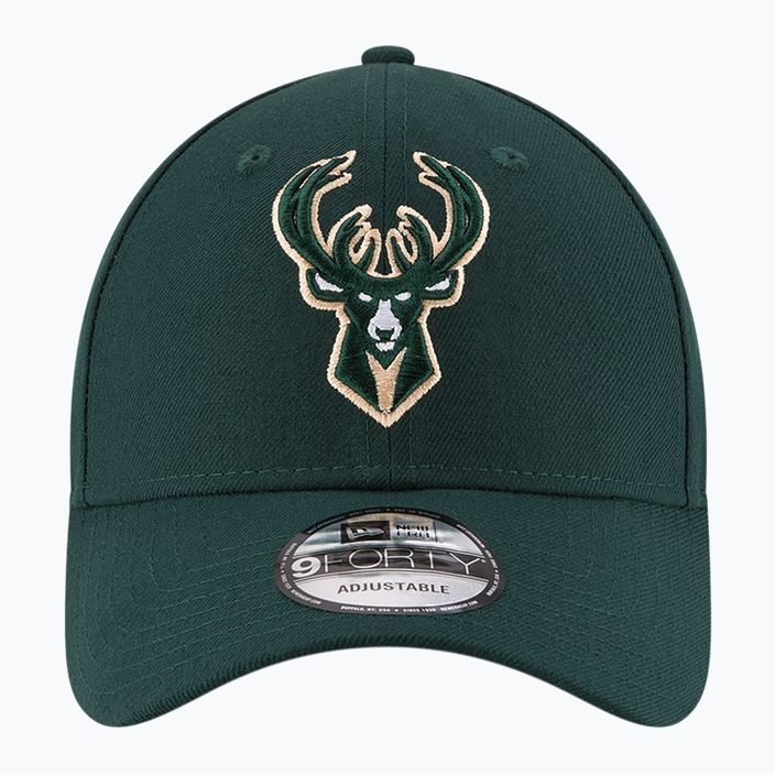 New Era NBA The League Milwaukee Bucks σκούρο πράσινο καπέλο 4