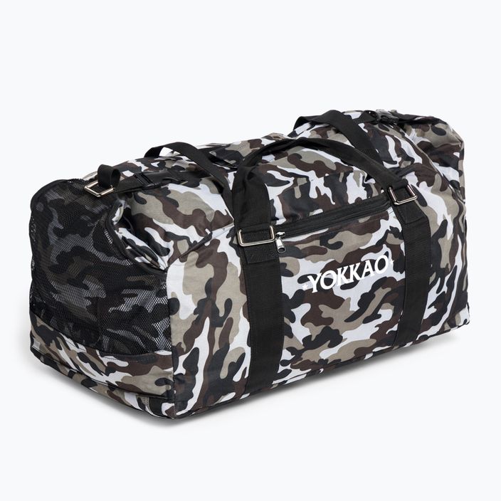 YOKKAO Μετατρέψιμη τσάντα γυμναστικής Camo γκρι/μαύρο BAG-2-G 2