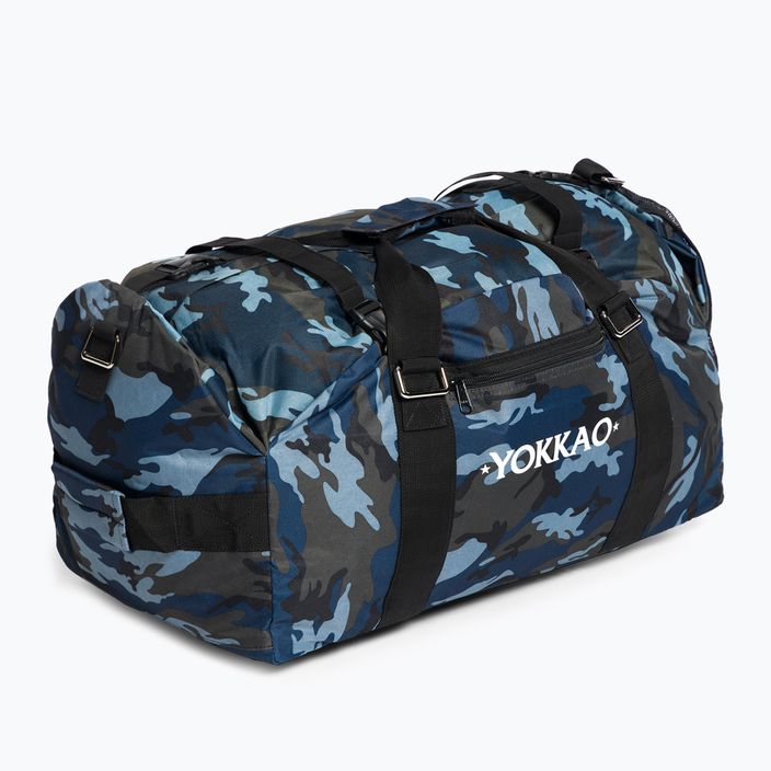 YOKKAO Μετατρέψιμη τσάντα γυμναστικής Camo μπλε/μαύρο BAG-2-B 2