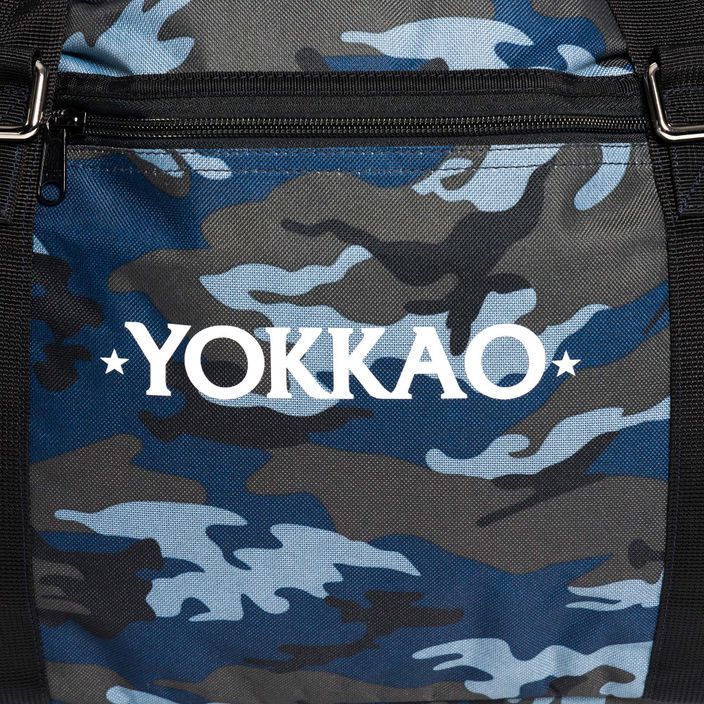 YOKKAO Μετατρέψιμη τσάντα γυμναστικής Camo μπλε/μαύρο BAG-2-B 4