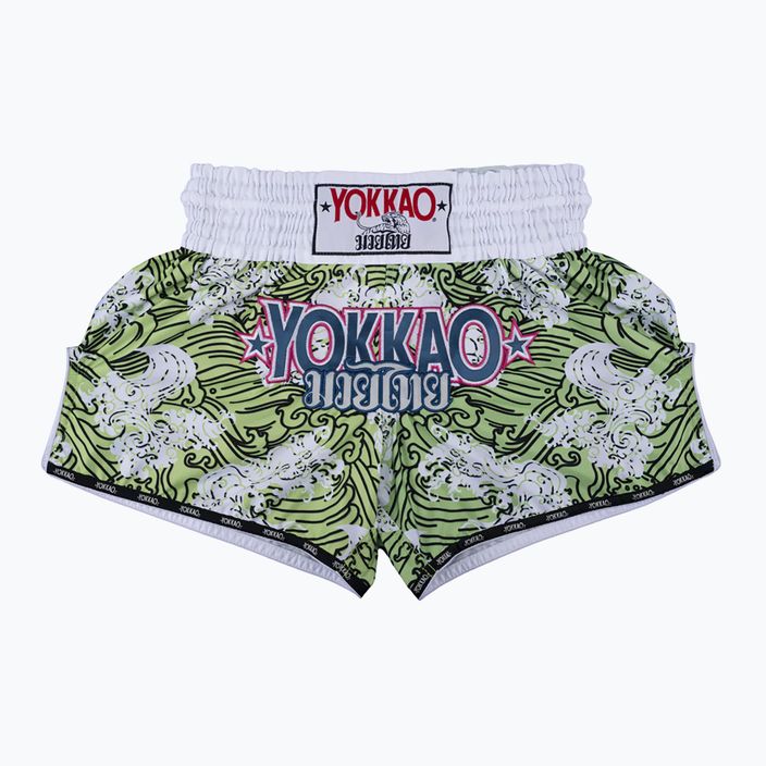 YOKKAO Χαβανέζικο πράσινο σορτς MMA TYBS-136-20
