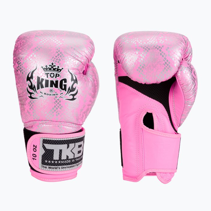 Top King Muay Thai Super Star "Air" ροζ γάντια πυγμαχίας TKBGSS 3