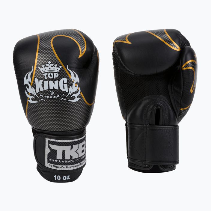 Top King Muay Thai Empower γάντια πυγμαχίας μαύρα TKBGEM 3