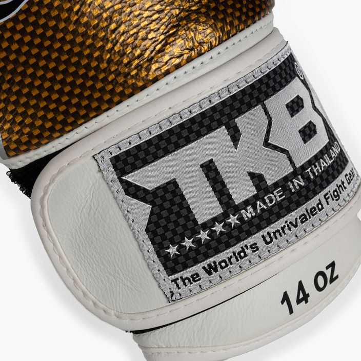 Top King Muay Thai Empower λευκά γάντια πυγμαχίας TKBGEM-01A-WH 5