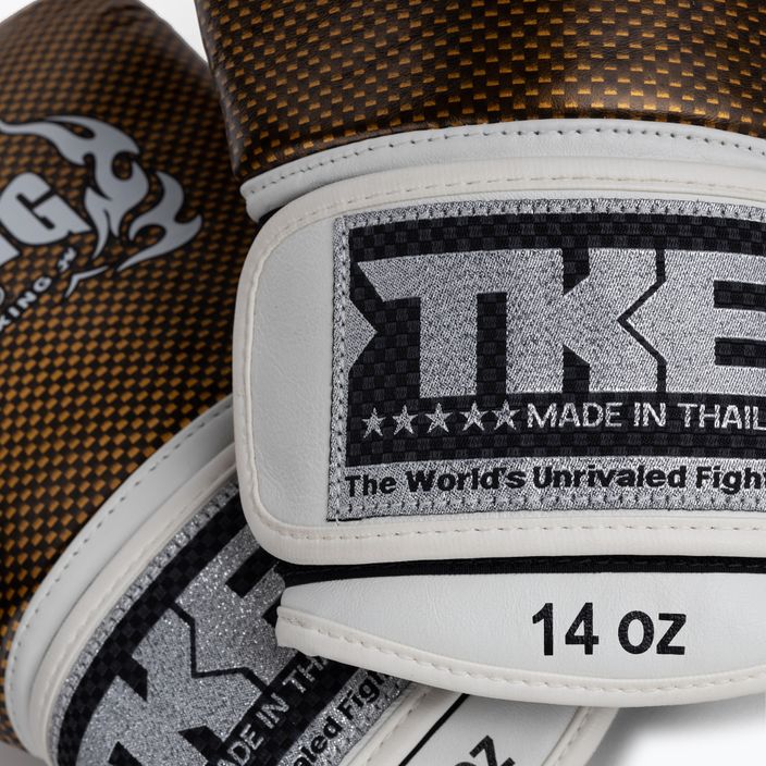 Top King Muay Thai Empower λευκά γάντια πυγμαχίας TKBGEM-02A-WH 5