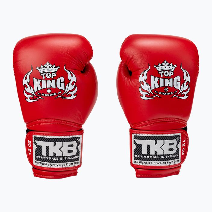 Top King Muay Thai Super Air γάντια πυγμαχίας κόκκινα TKBGSA-RD