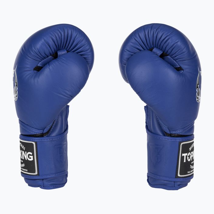 Top King Muay Thai Super Air γάντια πυγμαχίας μπλε 3
