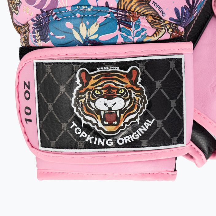 Γάντια του μποξ Top King Boxing Wild Tiger black/pink 4