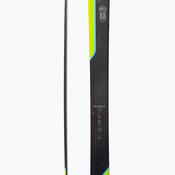 K2 Wayback 88 πράσινο 10E0202 σκι skit 5