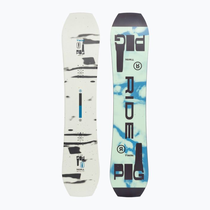 RIDE Twinpig λευκό-πράσινο snowboard 12G0007