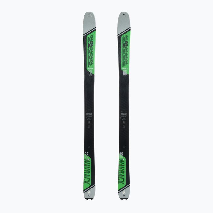 K2 Wayback 88 γκρι-πράσινα σκι 10G0202.101.1
