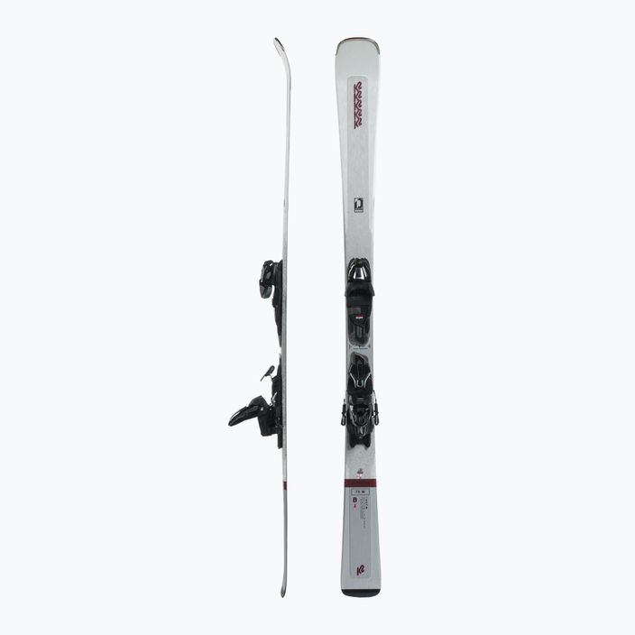 Γυναικείο σκι κατάβασης K2 Disruption 75 W + 10 Quikclik Free λευκό 10G0408.173.1 2