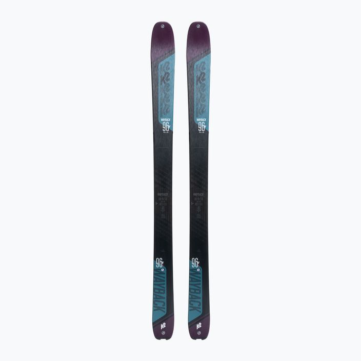 Γυναικείο skate ski K2 Wayback 96 W μπλε-μωβ 10G0600.101.1