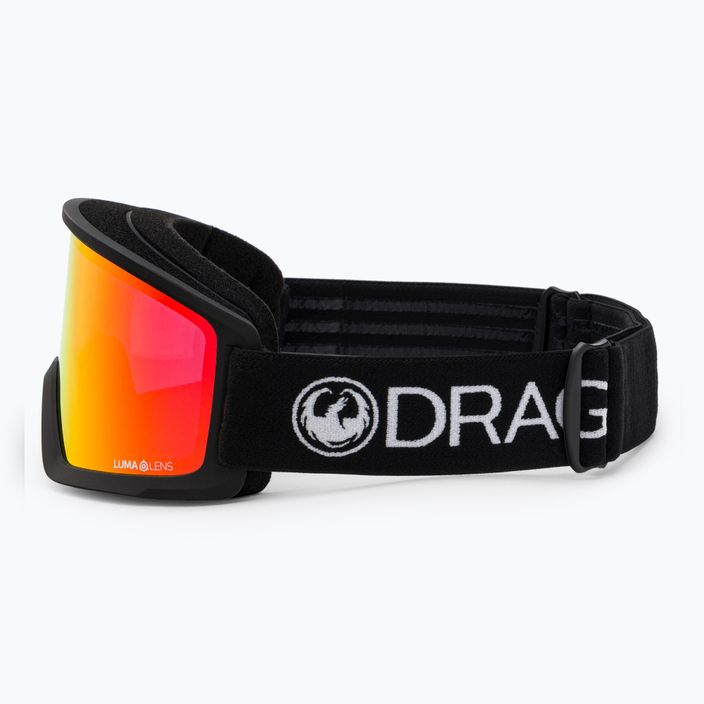 DRAGON DX3 OTG μαύρα / φωτιστικά κόκκινα ιονικά γυαλιά σκι 4